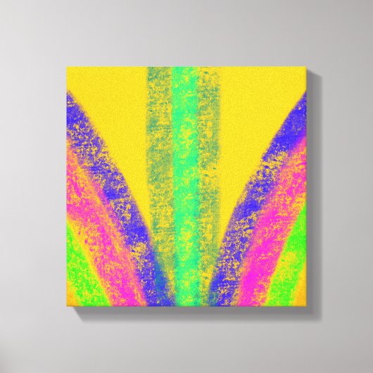 Abstrakte ursprüngliche Kunst Leinwanddruck (Vorderseite)