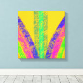 Abstrakte ursprüngliche Kunst Leinwanddruck (Insitu (Holzboden))