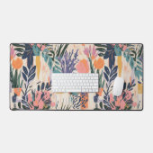 Abstrakte Vase Vase Kunst-Design in warmen Pastell Schreibtischunterlage (Tastatur & Maus)