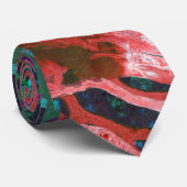 abstrakte Väter Krawatte (Gerollt)