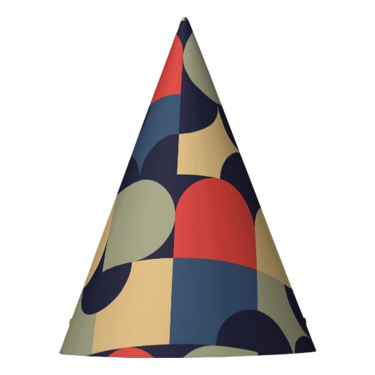 Abstrakte Vector Art Partyhütchen (Vorderseite)