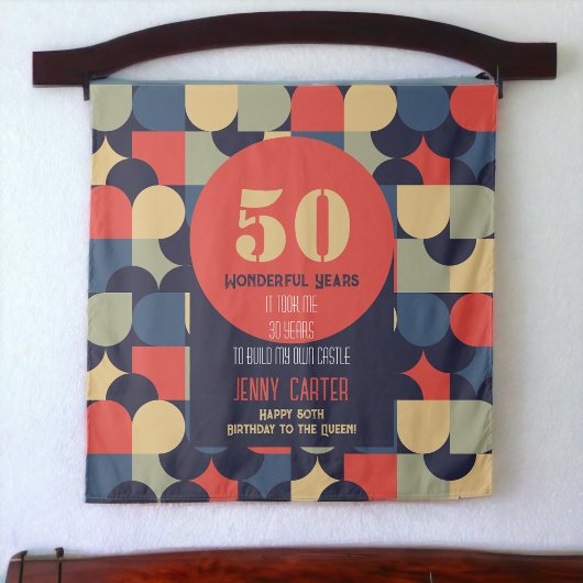 Abstrakte Vector Art Wandteppich