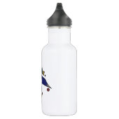 Abstrakte Venedig-Liberty-Flasche Edelstahlflasche (Rechts)