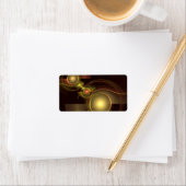 Abstrakte Verbindung Adressaufkleber (Insitu)