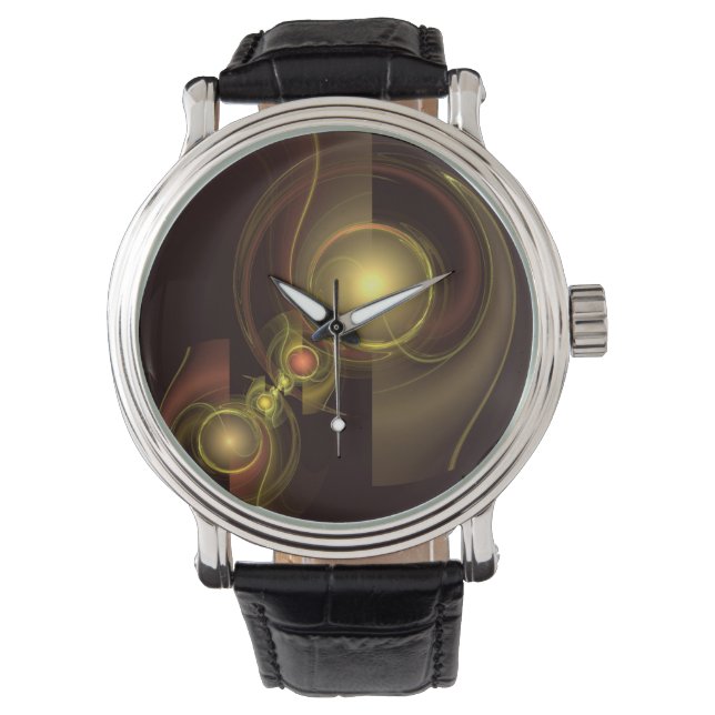 Abstrakte Verbindung Armbanduhr (Vorderseite)