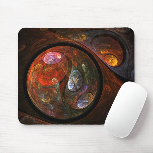 Abstrakte Verbindung Art Mousepad (Mit Mouse)