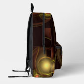 Abstrakte Verbindung Bedruckter Rucksack (Links)