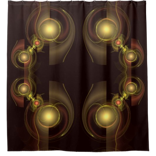 Abstrakte Verbindung Duschvorhang (Vorderseite)