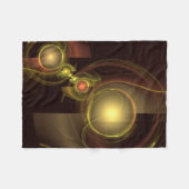 Abstrakte Verbindung Fleecedecke (Vorderseite (Horizontal))