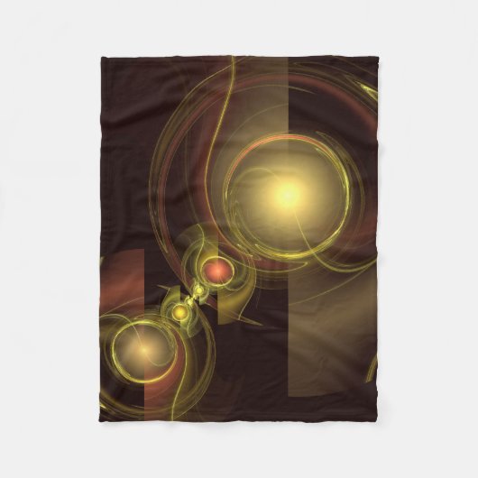 Abstrakte Verbindung Fleecedecke (Vorderseite)