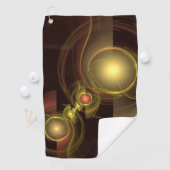 Abstrakte Verbindung Golfhandtuch (Insitu)