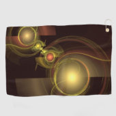 Abstrakte Verbindung Golfhandtuch (Horizontal)