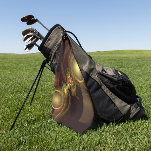 Abstrakte Verbindung Golfhandtuch (Gras)