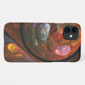 Abstrakte Verbindung iPhone Hülle (Rückseite (Horizontal))