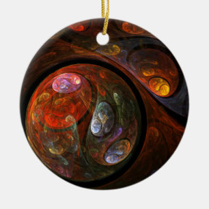 Abstrakte Verbindung Keramik Ornament