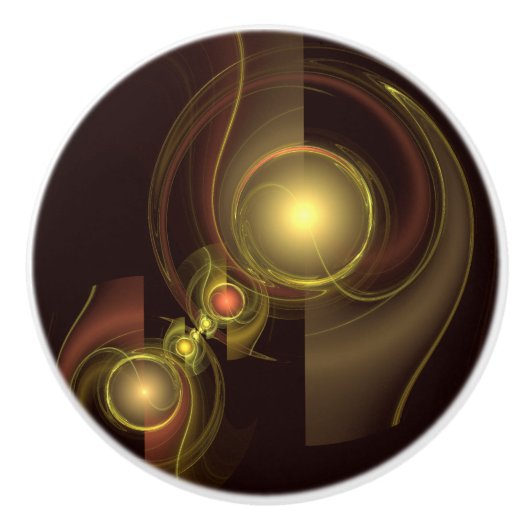 Abstrakte Verbindung Keramikknauf (Vorderseite)