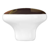 Abstrakte Verbindung Keramikknauf (Seitenansicht)