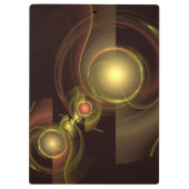 Abstrakte Verbindung Klemmbrett (Rückseite)