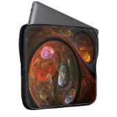 Abstrakte Verbindung Laptop-Sieb Laptopschutzhülle (Vorne Rechts)
