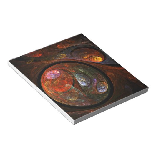 Abstrakte Verbindung Notizblock (angewinkelt)