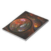 Abstrakte Verbindung Notizblock (Rotiert)