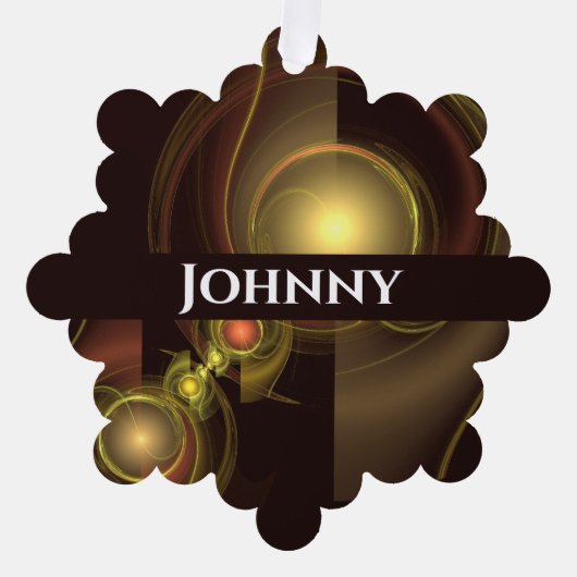 Abstrakte Verbindung Ornament Karte (Vorderseite)