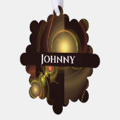 Abstrakte Verbindung Ornament Karte (Linke Ecke)