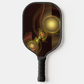 Abstrakte Verbindung Pickleball Schläger (Rückseite)