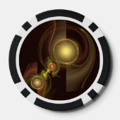Abstrakte Verbindung Pokerchips (Rückseite)