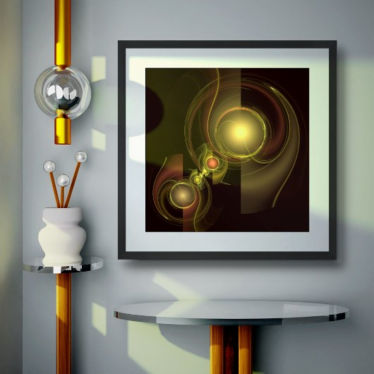 Abstrakte Verbindung Poster