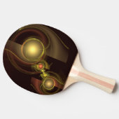 Abstrakte Verbindung Tischtennis Schläger (Seitenansicht)