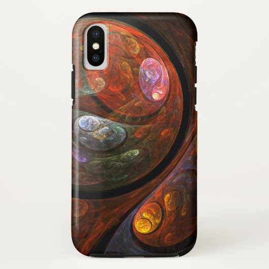 Abstrakte Verbindungsart Case-Mate iPhone Hülle (Rückseite)