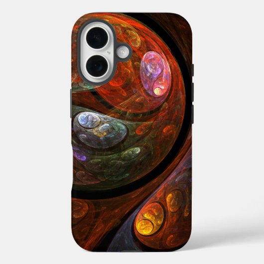 Abstrakte Verbindungsart Case-Mate iPhone Hülle (Rückseite)
