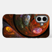 Abstrakte Verbindungsart Case-Mate iPhone Hülle (Rückseite (Horizontal))