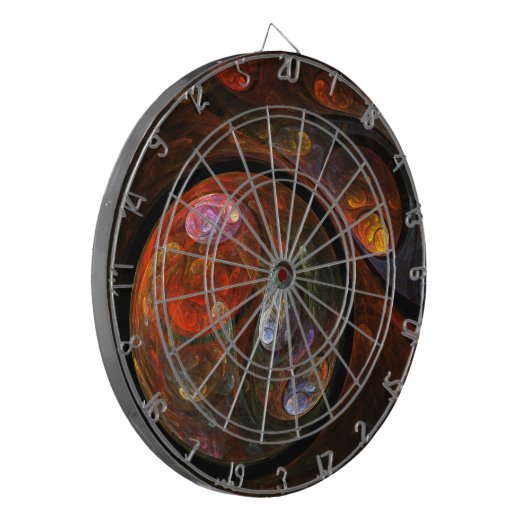 Abstrakte Verbindungsart Dartscheibe (Vorderseite Links)