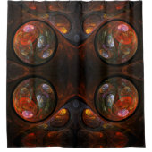 Abstrakte Verbindungsart Duschvorhang (Vorderseite)