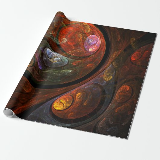 Abstrakte Verbindungsart Geschenkpapier (Ungerollt)