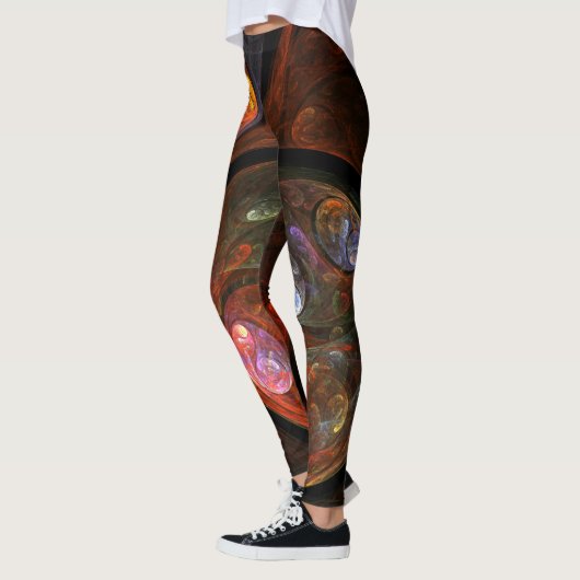 Abstrakte Verbindungsart Leggings (Links)