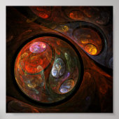 Abstrakte Verbindungsart Poster (Vorne)