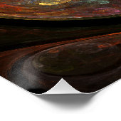 Abstrakte Verbindungsart Poster (Ecke)