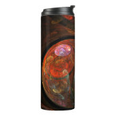 Abstrakte Verbindungsart Thermosbecher (Nach links gedreht)