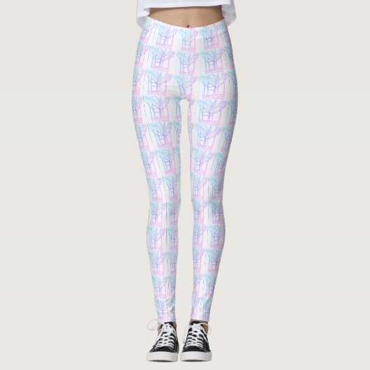 Abstrakte Verflechtung   Leggings (Vorderseite)