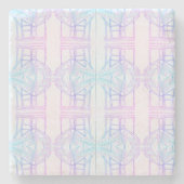 Abstrakte Verflechtung  Steinuntersetzer (Vorderseite)