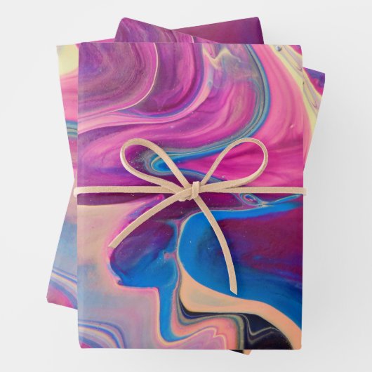 Abstrakte Verpackungen 6 Geschenkpapier Set (Beispiel)