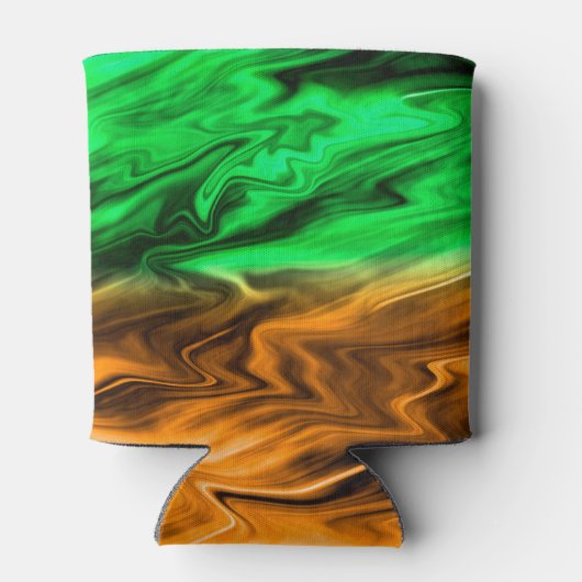 Abstrakte verschwommenes gepunktetes Muster in ora Dosenkühler (Rückseite)