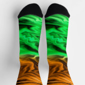 Abstrakte verschwommenes gepunktetes Muster in ora Socken (Oben)