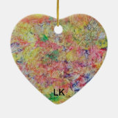 abstrakte Verzierung Keramik Ornament (Hinten)