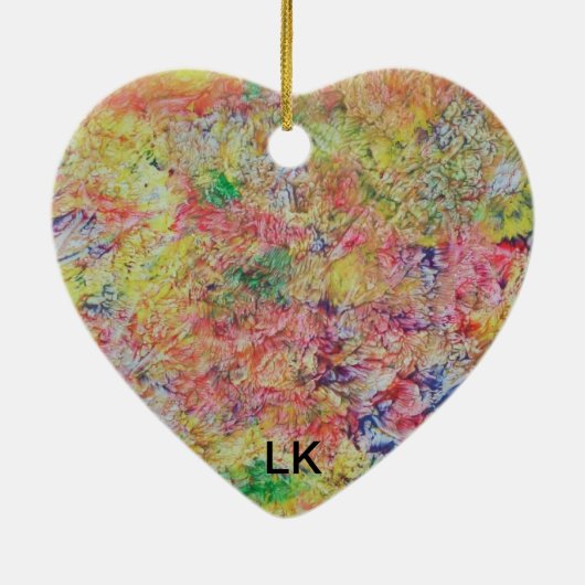 abstrakte Verzierung Keramik Ornament (Hinten)