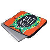 Abstrakte viel Glück Laptopschutzhülle (Vorne Knopf)
