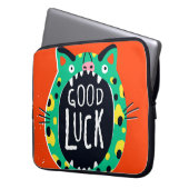 Abstrakte viel Glück Laptopschutzhülle (Vorderseite Links)